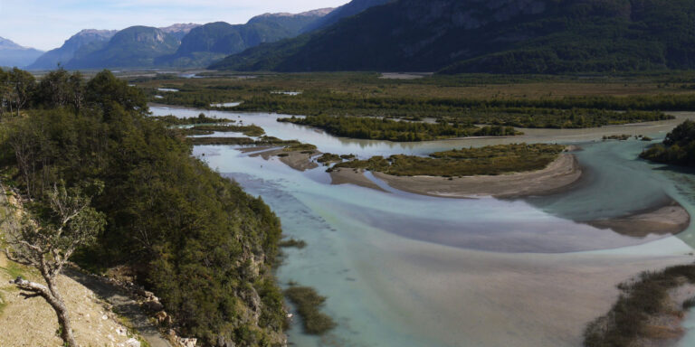River Confluence Aysen Chile