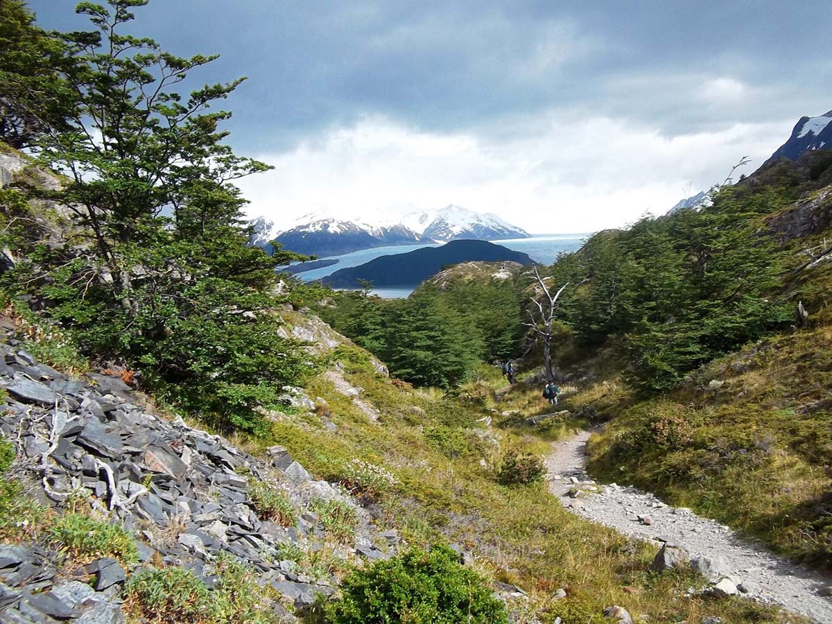 Trekking To Lake Grey Torres Del Paine Patagonia Chile