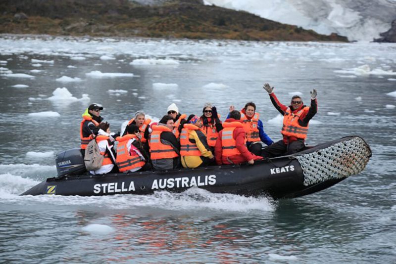 australis stella australis zodiac for shore excursion chile argentina patagonia