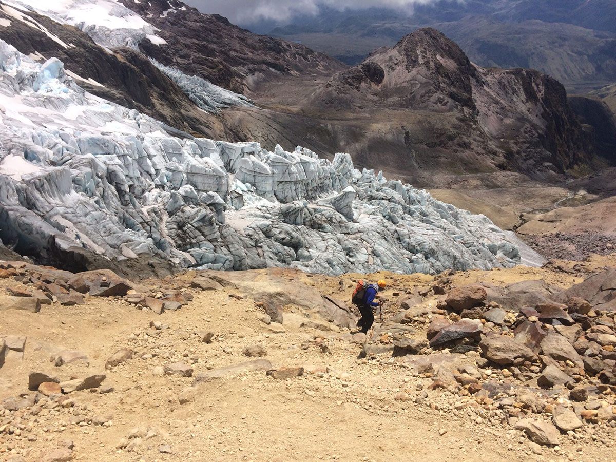 Glacier Trekking Cayambe Ecuador