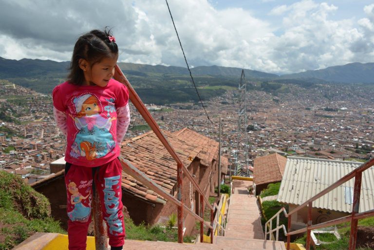 school girl huchuy yachaq cusco peru