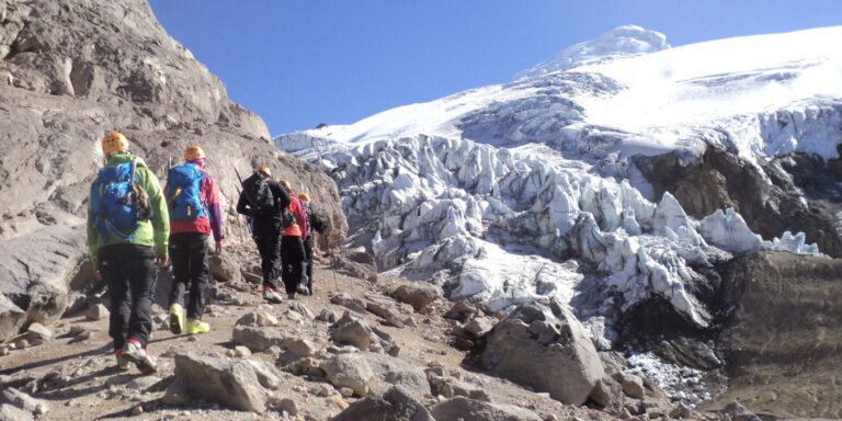 Glacier On Cayambe Ecuador
