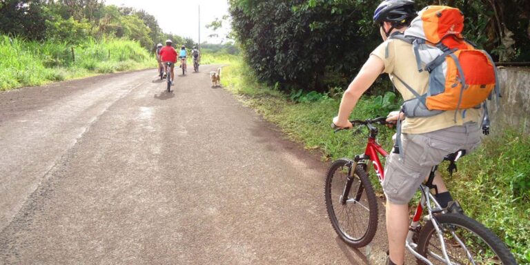 biking in galapagos