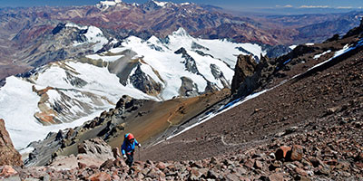 Camp 3 On Vacas Valley Route Aconcagua Argentina