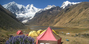 huayhuash circuit jahuacocha campsite peru
