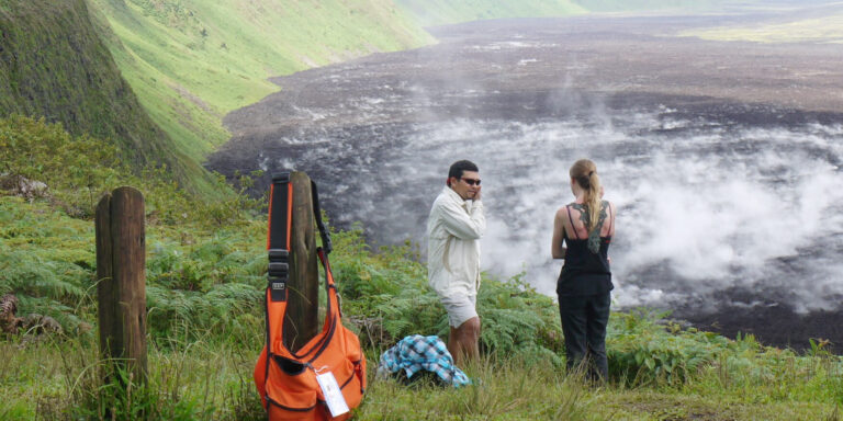 isabela siera negra volcano trek galapagos