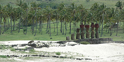 Anakena beach Easter Island