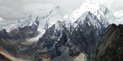 Cordillera Huayhuash trek Peaks Peru