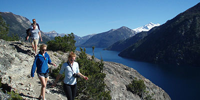 Hiking Bella Vista, Bariloche, Argentina