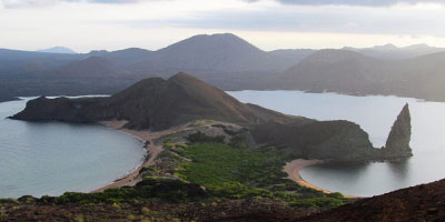 Pinnacle rock from Bartolome Galapagos Ecuador
