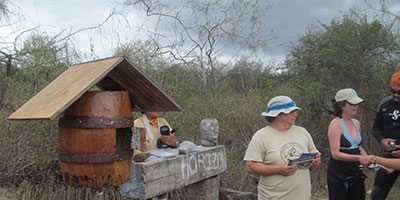 Post Office Bay Floreana Galapagos