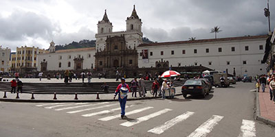 San Francisco Square Quito Ecuador