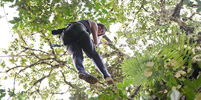 Abseiling Maquipucuna Cloudforest Ecuador