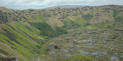 big crater easter island