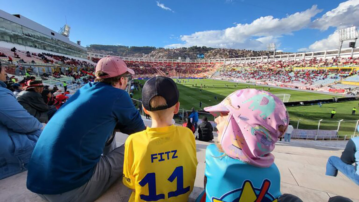 Football game in Cusco