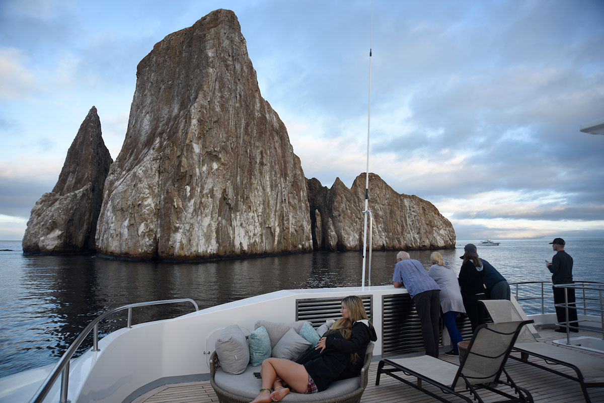 Kicker Rock and EcoGalaxy First Class Galapagos Catamaran