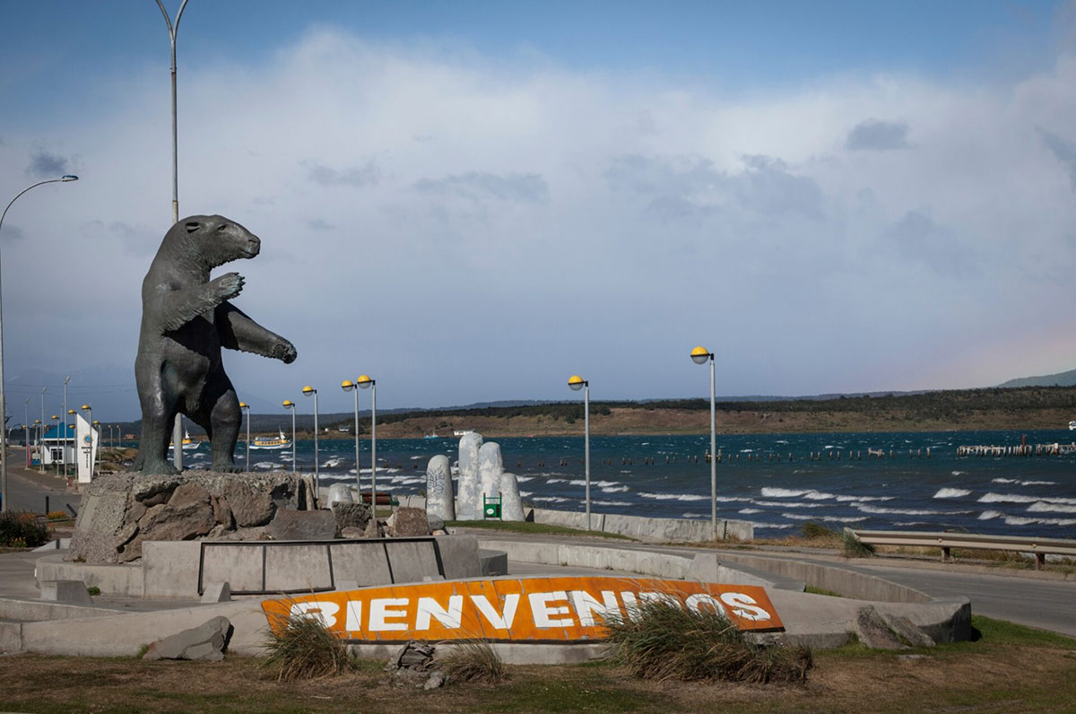 Milodon statue Puerto Natales Chile