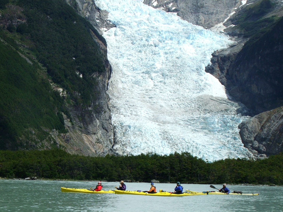 Kayak glacier Serrano Chile