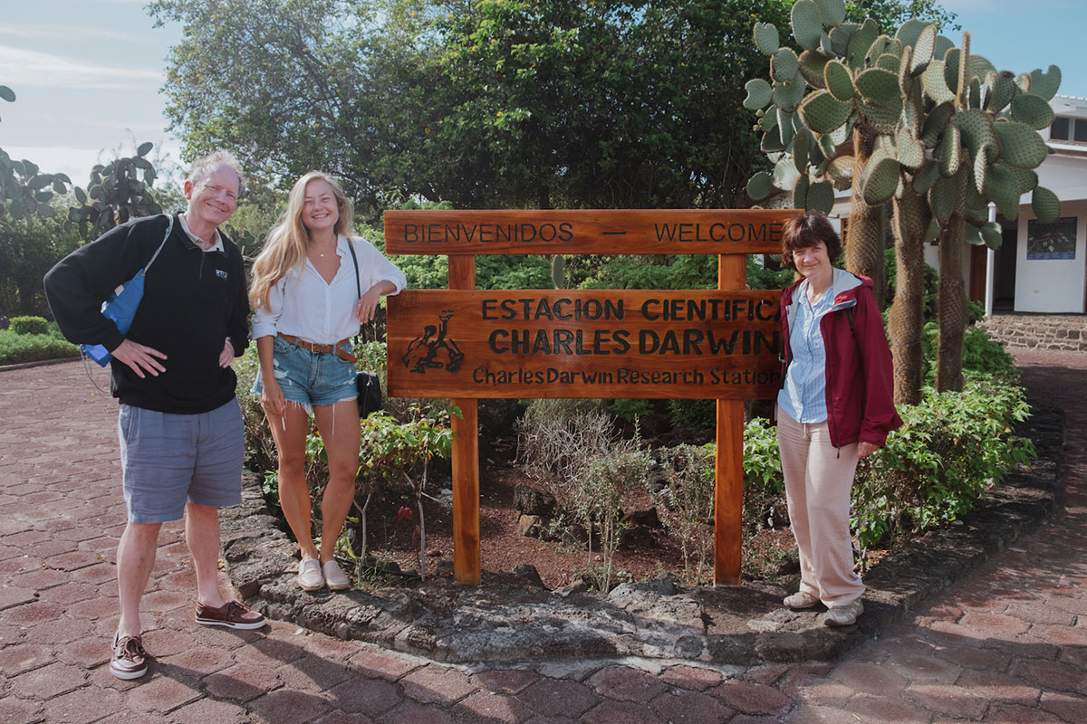 People at Charles Darwin Research Centre Galapagos Islands
