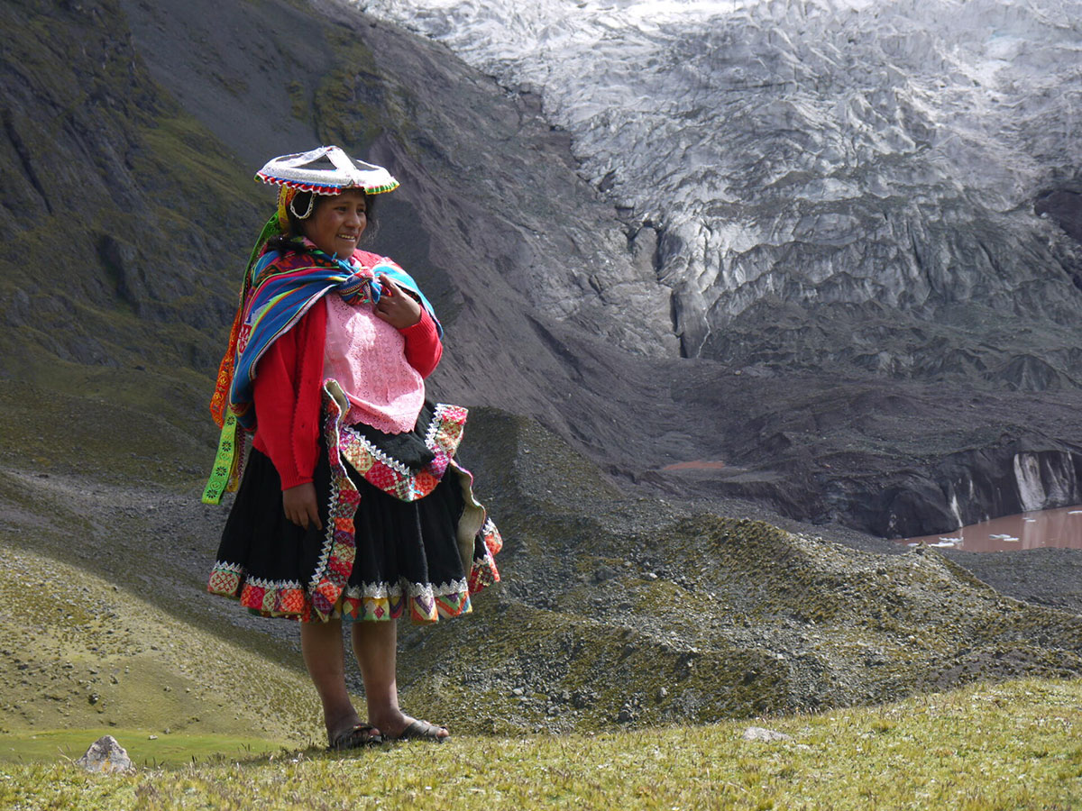 Typically dressed local Ausangate Peru