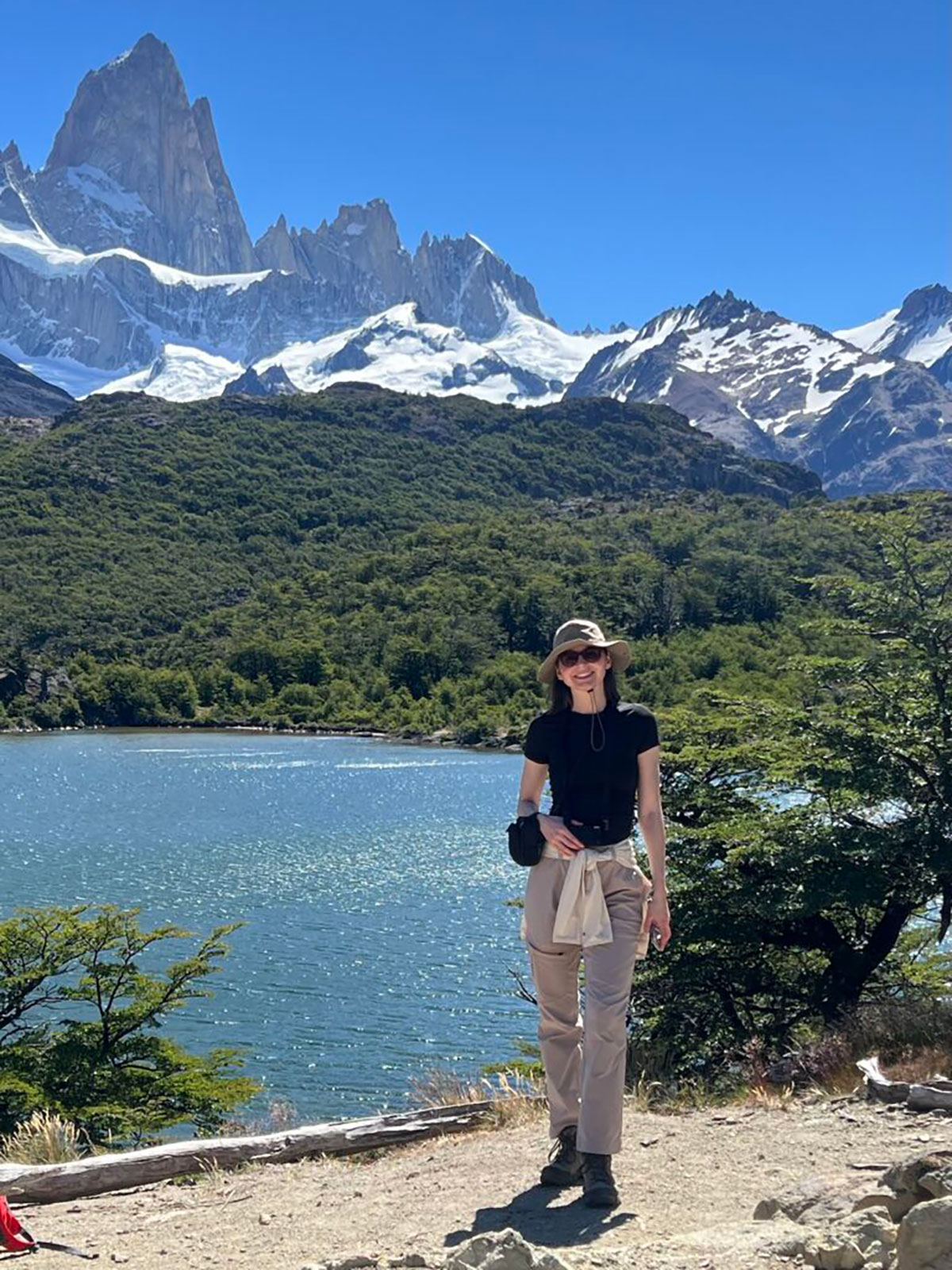 View to Fitzroy day 1 of trek Patagonia Highlights Argentina